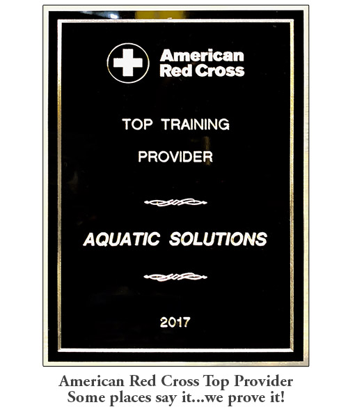 Aquatic Solutions American Red Cross Awards