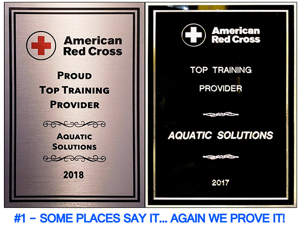 American Red Cross - Aquatic Solutions Award 2017 & 2018